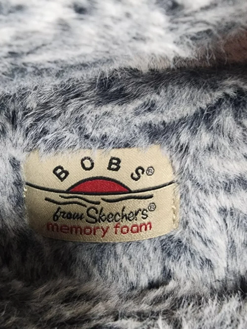 BOBS from Skechers Keepsakes Lite Cozy Blend Slippers Womens 7.5 Black Faux Fur - Picture 9 of 12